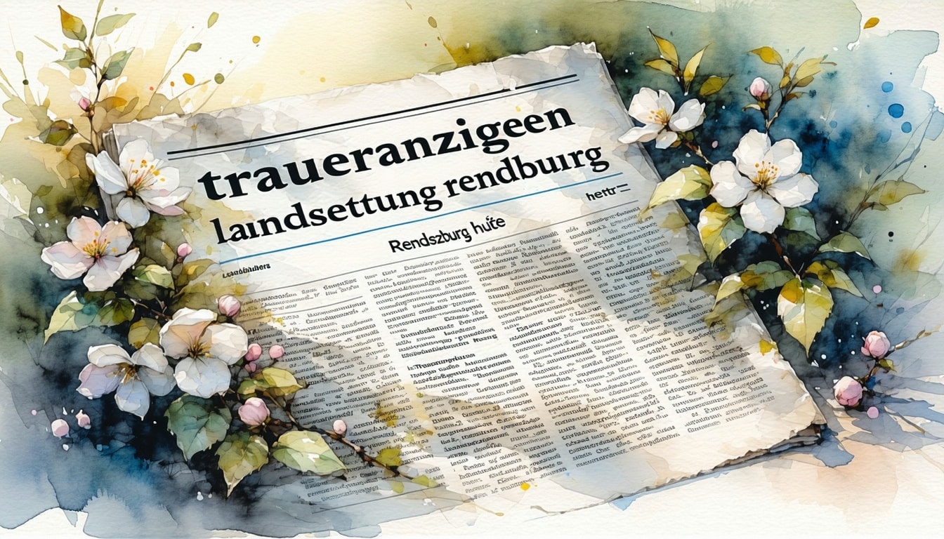 traueranzeigen landeszeitung rendsburg heute